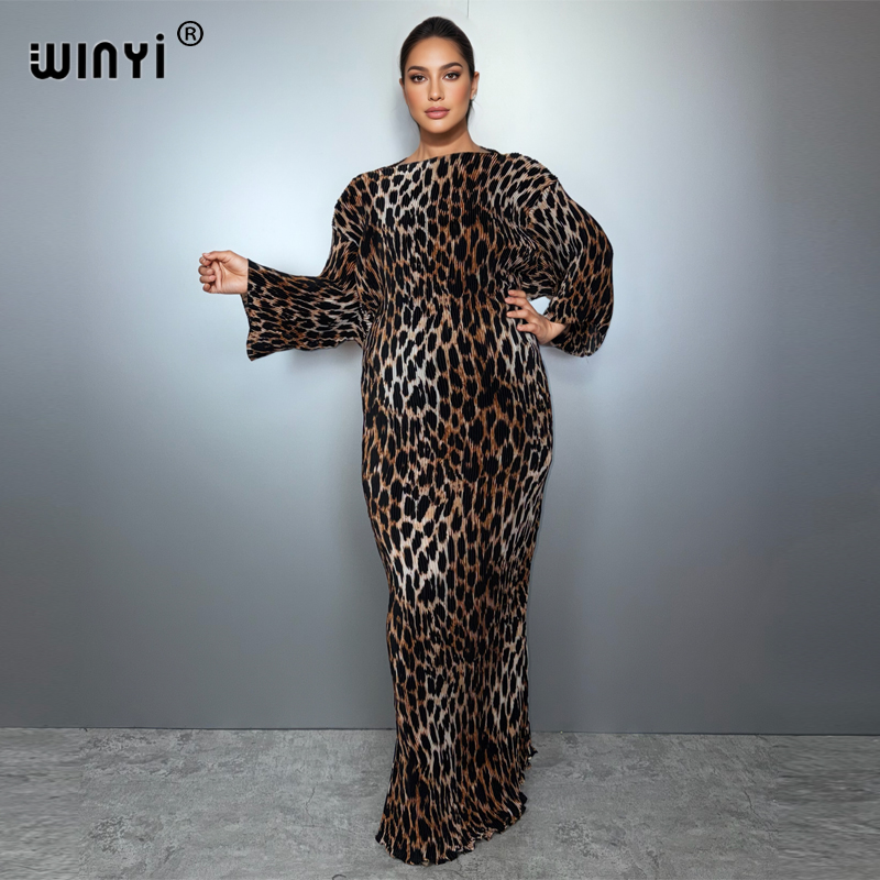 WINYI Summer Pleated Elastic L - Boho Summer Beach Maxi Dress review and price