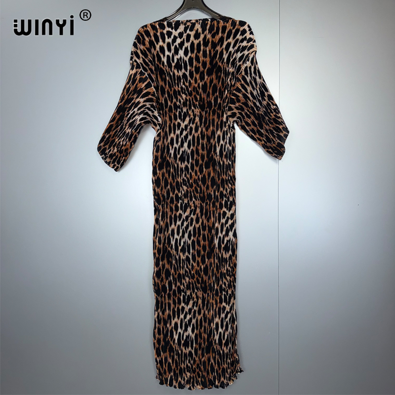 WINYI Summer Pleated Elastic L - Boho Summer Beach Maxi Dress review and price
