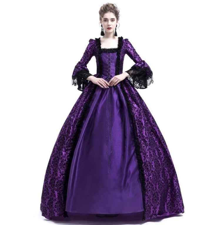 Patchwork Flared Sleeve Dress  - Dresses review and price