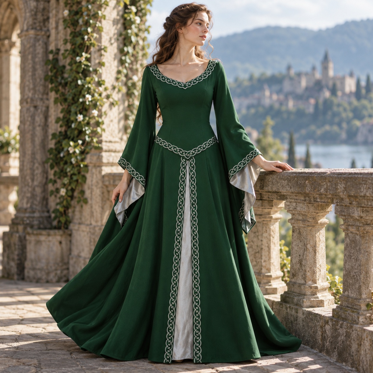 Long Sleeve Round Neck Mid Len - Skirts review and price