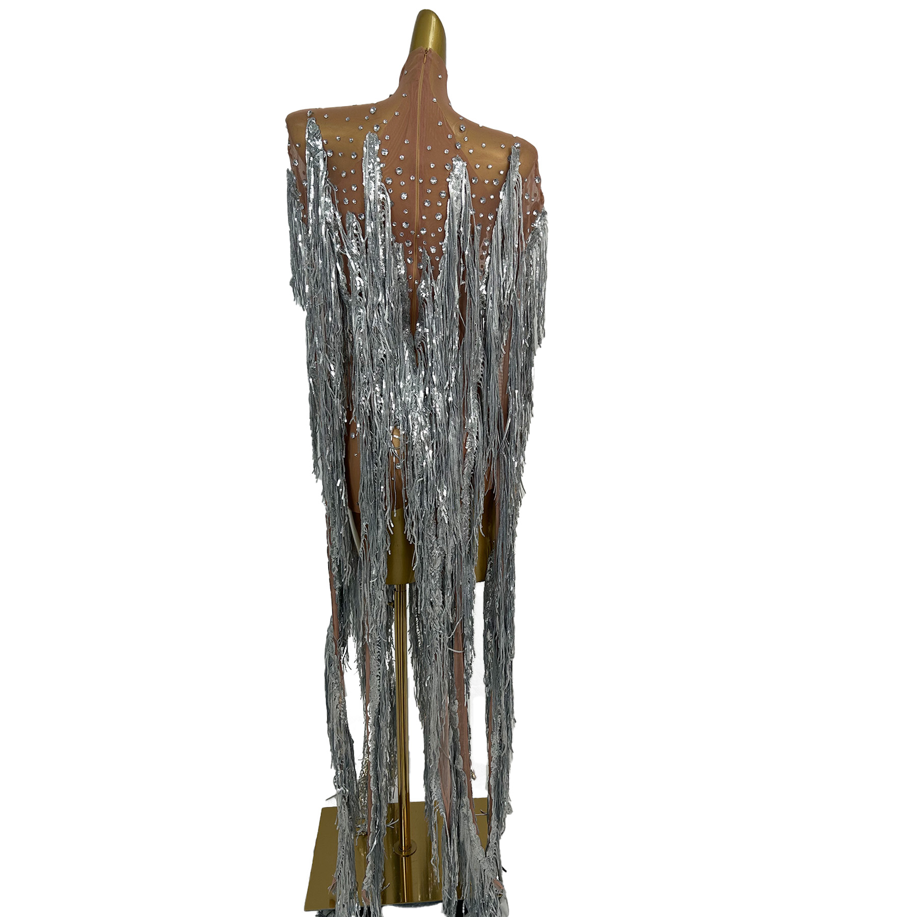 yusanBar See Through Mesh Outf - Sparkly Rhinestone Club Party Dress review and price