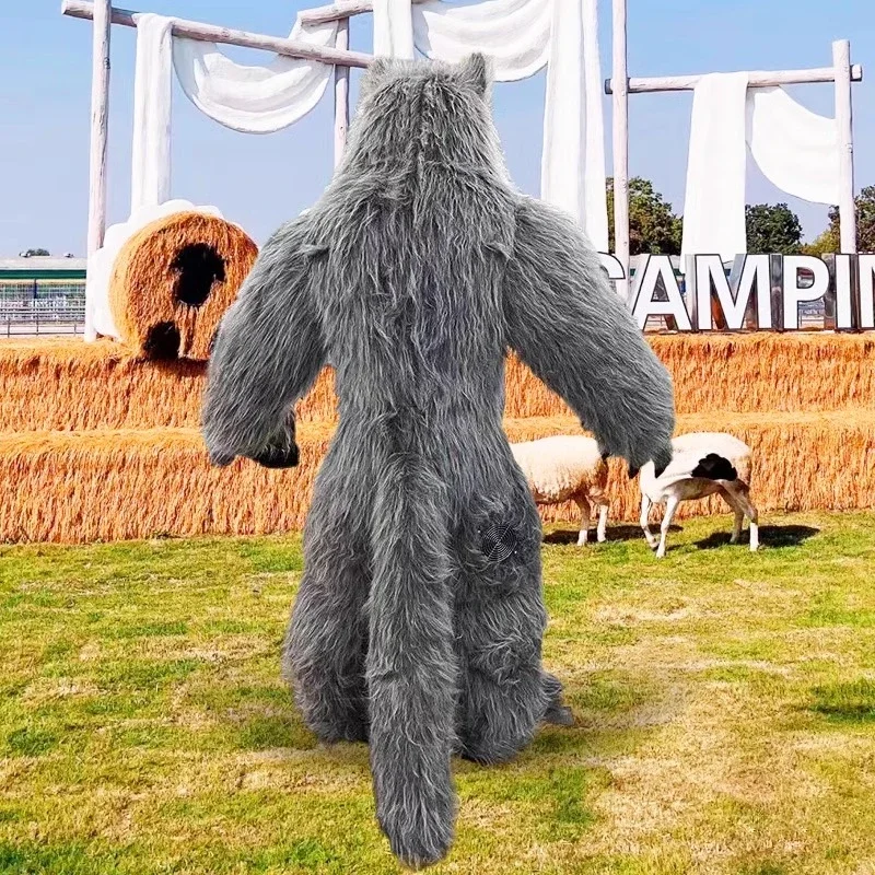 Giant Inflatable Grey Wolf Mas - Dresses review and price