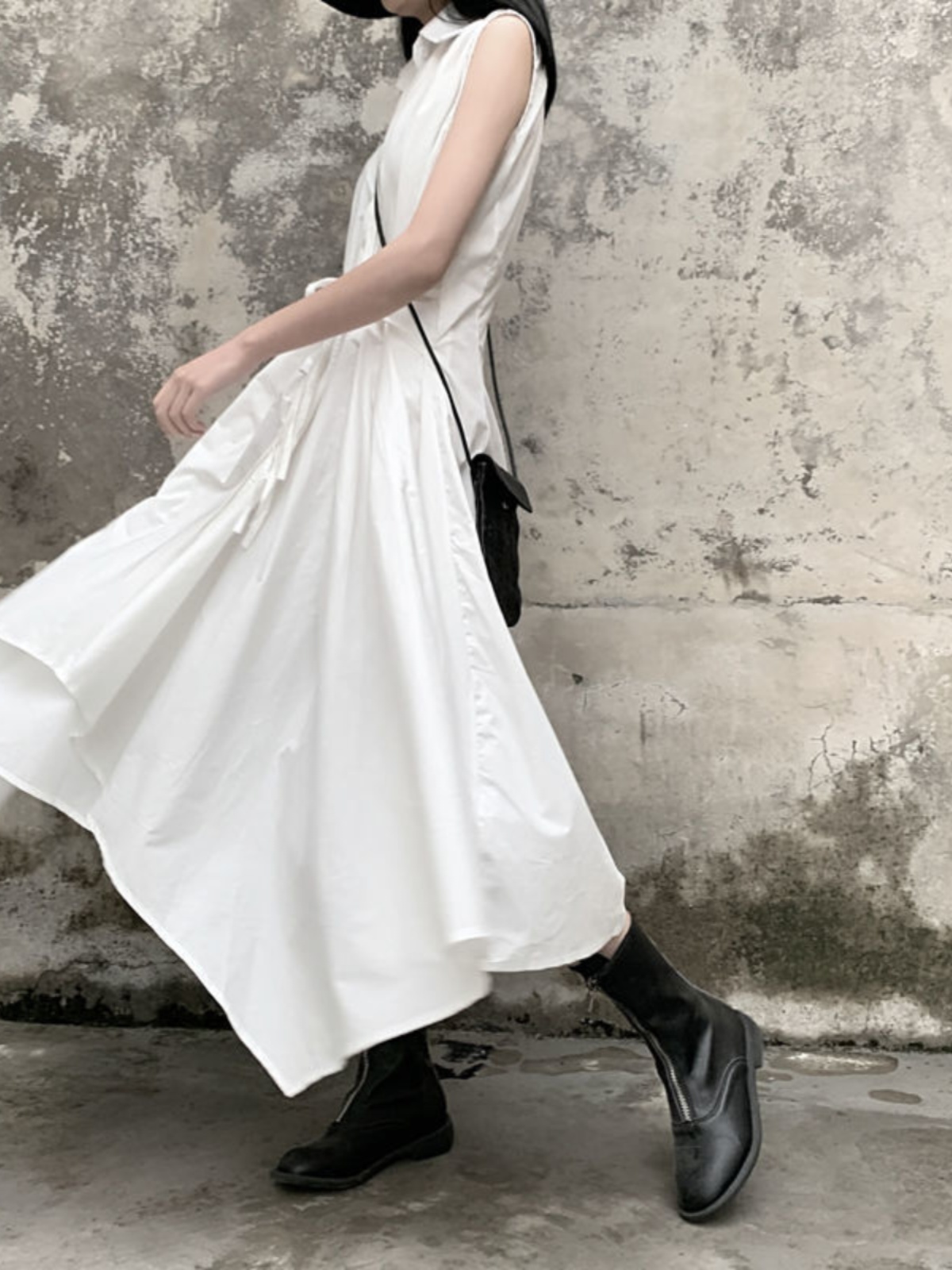 Dark Style Irregular Ultra-Lon - Korean Style A Line Shirt Dress review and price