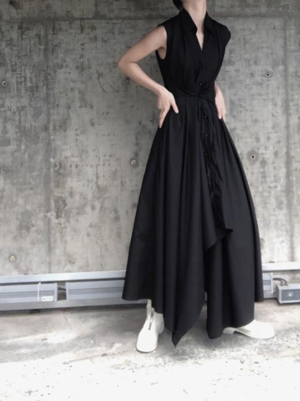 Dark Style Irregular Ultra-Lon - Korean Style A Line Shirt Dress review and price